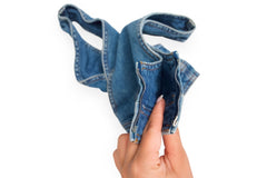 Loewe Blue Denim Anagram Top