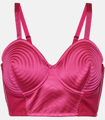 Jean Paul Gaultier Iconic Magenta Cone Corset Bra