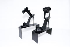 Giuseppe Zanotti Black Patent Leather Buckle